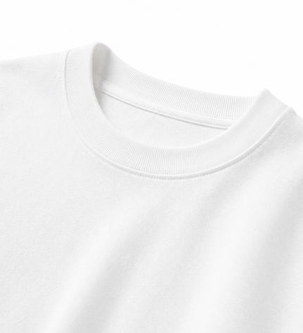 Playeras oversize INTERLOCK 250 gm BLANCA