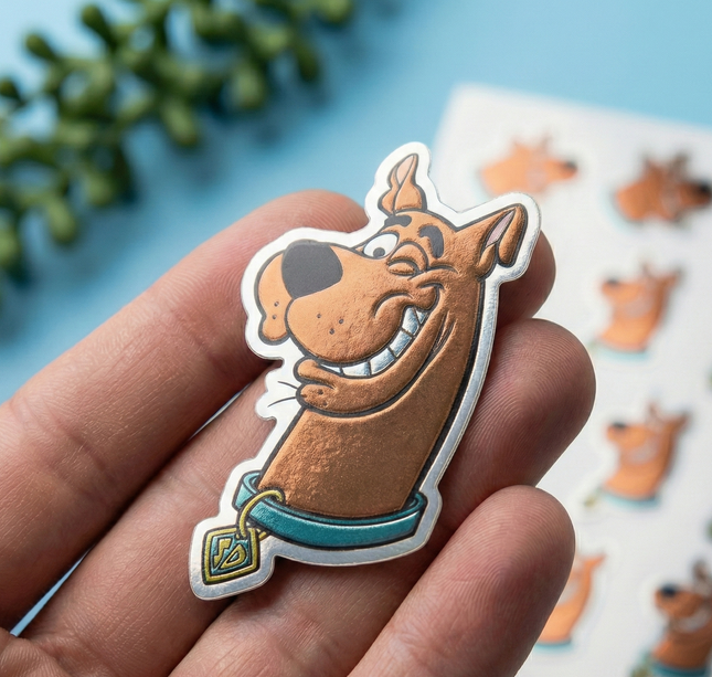 Sticker metálicas personalizadas