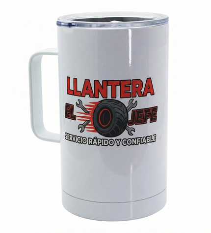 Termo metálico sublimado personalizado chico 600 ml ✅