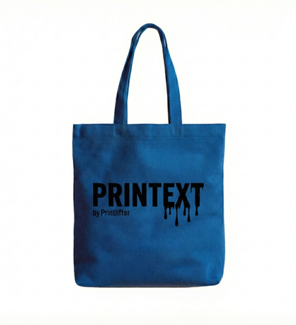 Bolsas ecológicas plana personalizadas un lado, estampado negro  (40x40cm)✅