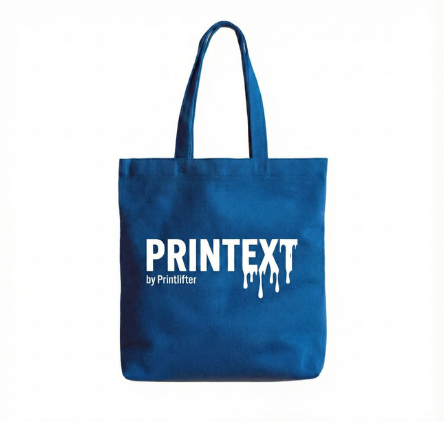 Bolsas ecológicas plana personalizadas un lado, estampado blanco  (40x40cm)