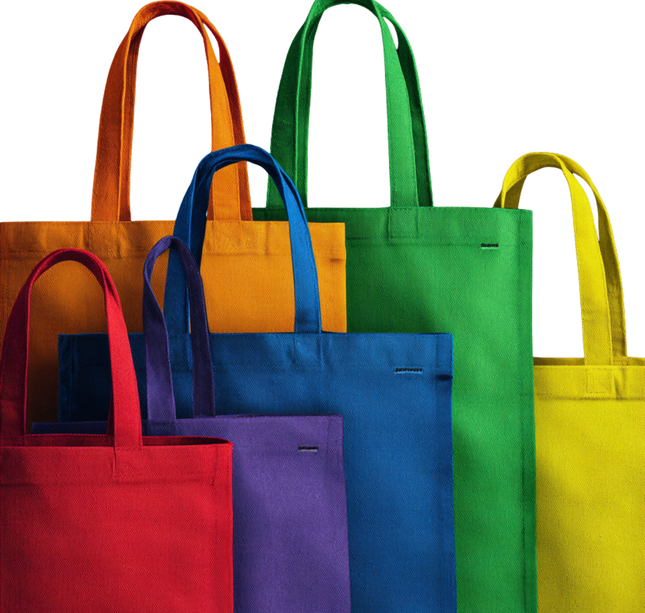 Bolsas ecológicas plana personalizadas un lado, estampado negro  (40x40cm)✅